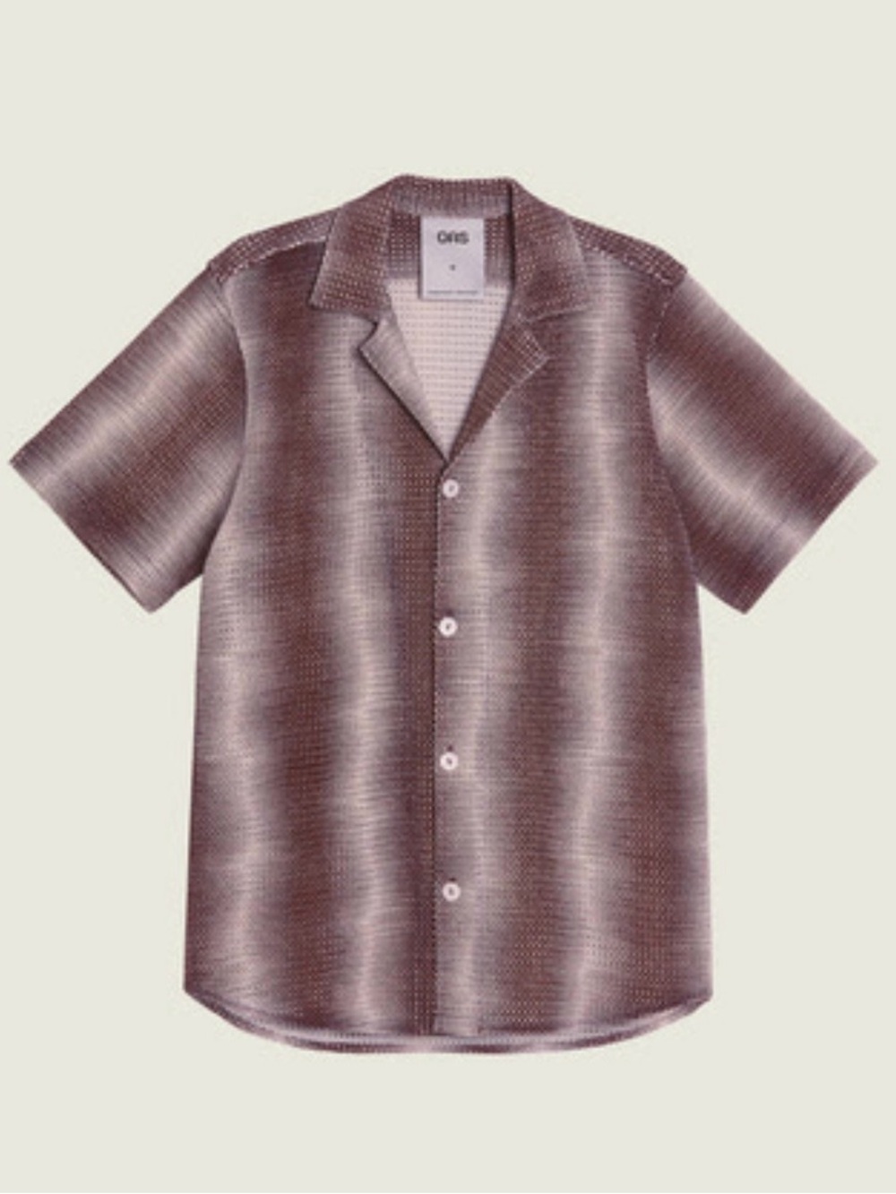 NWOT - OAS MERLOT ECHO CUBA NET SHIRT - Size L